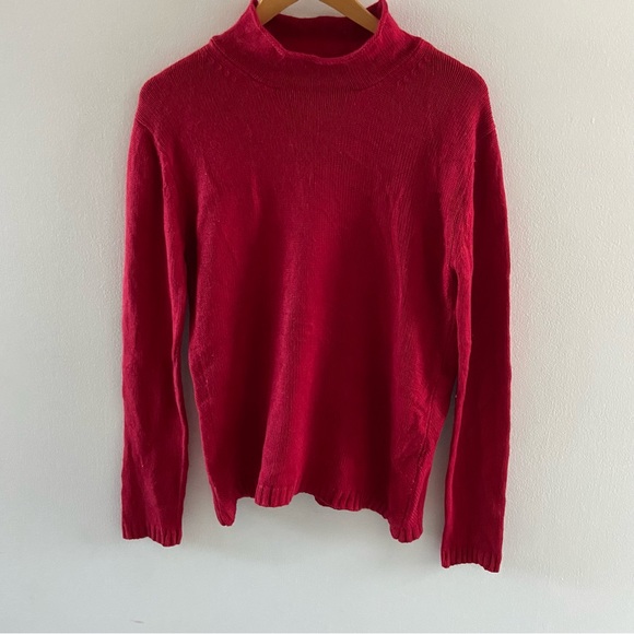 Marc D’Alcy Red Silk and Angora Sweater - Size Small - Picture 1 of 4